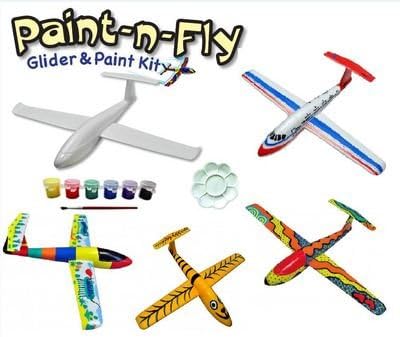 Paint-N-Fly Plane Glider and Paint Kit Twister Model