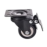 9201-50A 超静音シリーズ キャスター 車輪径50mm ブレーキ機能付き