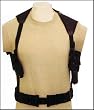 Tactical Cross Draw Shoulder Holster--BLACK