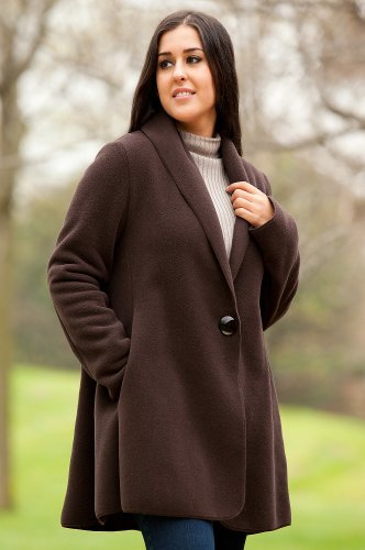 Womens Janska Swing Fleece Coat