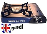 Portable Camping Gas Stove In Blue