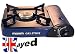 Portable Camping Gas Stove In Blue