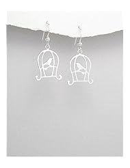 Bird Earrings In 92.5 Sterling Silver