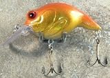 JLVLures Shallow Crankbait Hot Lava : Diver Lures JLV Freshwater Smallmouth Steelhead Pike Salmon Trout Perch Whiper Mid Depth Walleye Casting Bass Hook Treble Bronze Boat Dock Brook Bay Little Stump River Trolling Weed Surface Topwater Shad