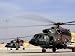 Two Iraqi MI-17 Hip Helicopters Conduct an Aeromedical Evacuation Mission Photographi...