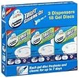 Scrubbing Bubbles Toilet Cleaning Gel, Fresh Clean Scent (3 Dispensers & 18 Gel Discs)