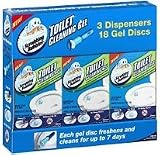 Scrubbing Bubbles Toilet Cleaning Gel, Fresh Clean Scent (3 Dispensers & 18 Gel Discs)
