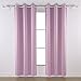 Deconovo Blackout Curtain Panel – Solid Grommet Top, Thermal Insulated & Energy‑Saving, Machine‑Washable Room Darkening Window Treatment for Bedroom & Living Room, 1 Panel, Lavender, 42W x 63L