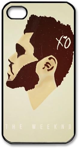 New iPhone 4 4S cover hard case with The Weeknd XO style