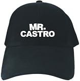 CAPS BLACK EMBROIDERY  MISTER CASTRO 