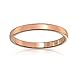 Bling Jewelry Rose Gold Plated Tungsten Wedding Band 2mm