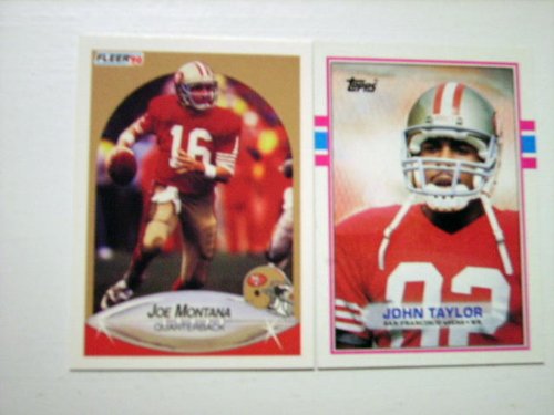 SAN Francisco 49ers Football Cards (Montana,taylor)