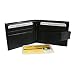 Luxury Wallets | Men's Snap Wallets - MENS BLACK SNAP CLOSING WALLET W/INSIDE ZIPPER