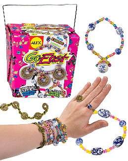 Childrens Toyshop  Toys : Alex Go East Exotic Eastern Jewelry Making Kit