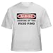BEWARE OF THE PASO FINO Youth T-Shirt (for Kids) ASH GREY LARGE