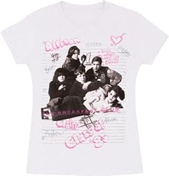 The Breakfast Club Notebook White Junior's T-Shirt Tee