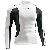 (アンダーアーマー)UNDER ARMOUR UA HGコンプレッションブロックLSモック MCM4111 アスレチック メンズ ベースレイヤー コンプレッション MCM4111 WHT/BLK/BL