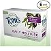 Tom's of Maine Moisturizing Bar Daily, 4-Ounces Bars (Pack of 6)