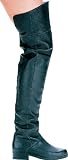 125-Tyler Thigh High Pig Leather Boot With 1/2 Zipper High Heel Shoes