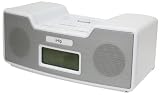 iHip Dual Alarm Clock Radio for iPod (White)