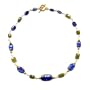 14K & 22K Gold Kyanite & Vassonite Necklace, MADE IN AMERICA