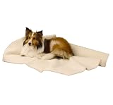 Midwest Sheepskin Pad (Cut to Fit), Non-Slip Rubber Backing fits 24 & 30L Crates