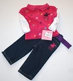 U.S. Polo Assn. Baby/Infant Girl's 2 Piece Clothing Set - Size: 3-6 Months, Pink