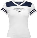 Dallas Cowboys -Women's- Navy Retro Jersey Tee