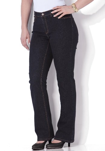 Roamans Plus Size Bootcut Jeggings by Denim 24/7 Roamans Plus Size Bootcut Jeggings by Denim 24/7
