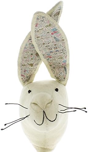 Fiona Walker Alice In Wonderland White Rabbit Head Wall Decor-Fiona Walker Animal Head