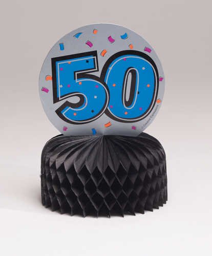 Imagen principal de Centro De Mesa 50 Cumpleaños (Pack de 3)
