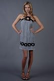 Polka Dot Square Neck Cocktail Dresses by Signette