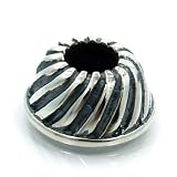 .925 Sterling Silver ” Bundt Cake ” Charm Bead Compatible with Pandora Chamilia Kay Troll Bracelet Reviews