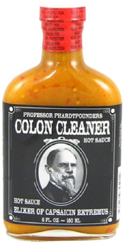 Professor Phardtpounders Colon Cleaner Hot Sauce, 6 Ounce