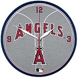 Los Angeles Angels Of Anaheim Wall Clock
