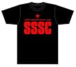 Street Sweeper Social Club - Red Logo Black T-Shirt