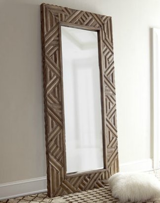 Surrey Solid Wood Frame Mirror Extra Long main image 0