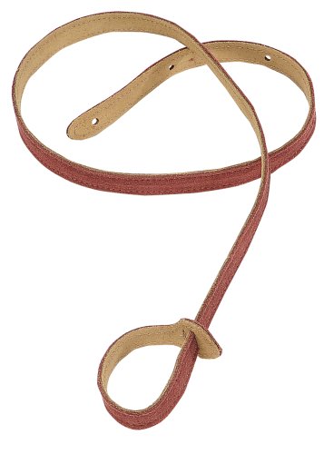 Levy's Leathers Suede Leather Mandolin Strap,Burgundy