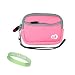 NIKON COOLPIX LIGHT PINK Mini Glove Bag Carrying Sleeve For Slim Canon Digital Camera and Camera Accessories: models Coolpix SD1100IS , Cool pix S630 , S710, S610C, S610, S600, S560, S550, S520, S210, S220, S60, S52C!!!