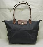 Longchamp - Le Pliage Large Folding Tote, Graphite