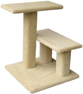 24" The Mini Lucy Cat Tree Color: Black, Option: Without Curved Shelf