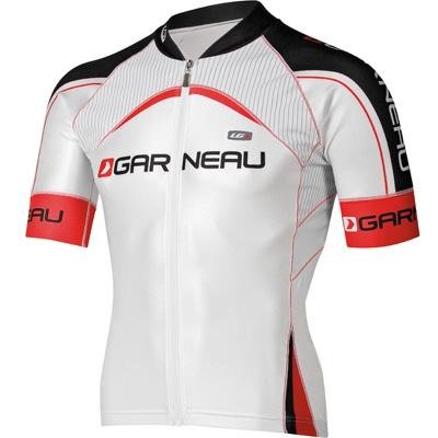 :Louis Garneau 2012 Men's Corsa Short Sleeve Cycling Jersey - 2820529 (White/red - M)