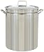 Outdoor Living : Bayou Classic 1044, 44-Qt. Stainless Fryer/Steamer with Vented Lid