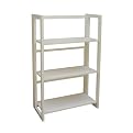 Folding Bookcase White