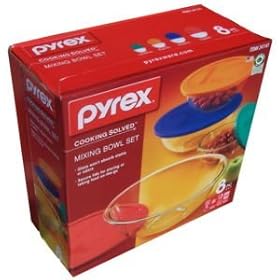 New 8 Piece Pyrex Cookware Bakeware Set with Lids