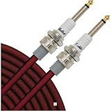 Bullet Cable Sparkplug Style 12-foot Guitar Instrument Cable. Straight/Straight Connectors