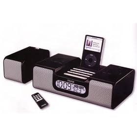 Click here to buy iHome iH7B Dual Alarm Clock and Radio for iPods (Black) by Soundesign.
