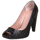 Gwyneth Shoes Women's Diva Croco Peep Toe Pump