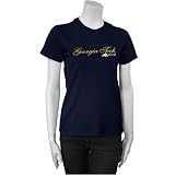 Georgia Tech Yellow Jackets Navy Blue Ladies Scripted University Mom T-shirt