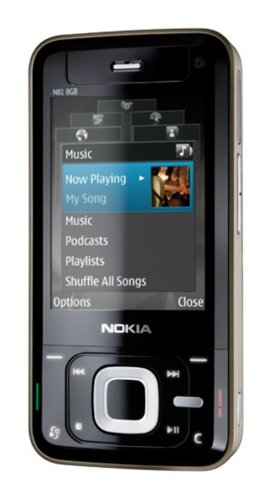Nokia - Téléphone portable N81 8 GB - 3G / Bluetooth / photo 2 mégapixels / slot mémoire microSD / MP3 / radio FM - Noir
